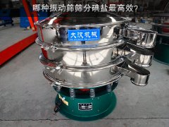 哪種振動篩篩分碘鹽？